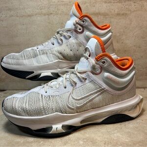 Nike White and Orange Athletic Shoes